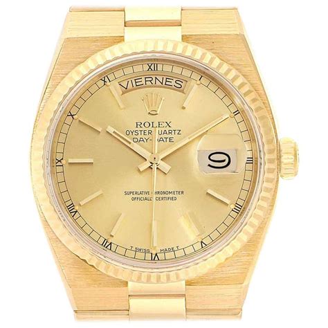 gold rolex oysterquartz|Rolex oysterquartz for sale.